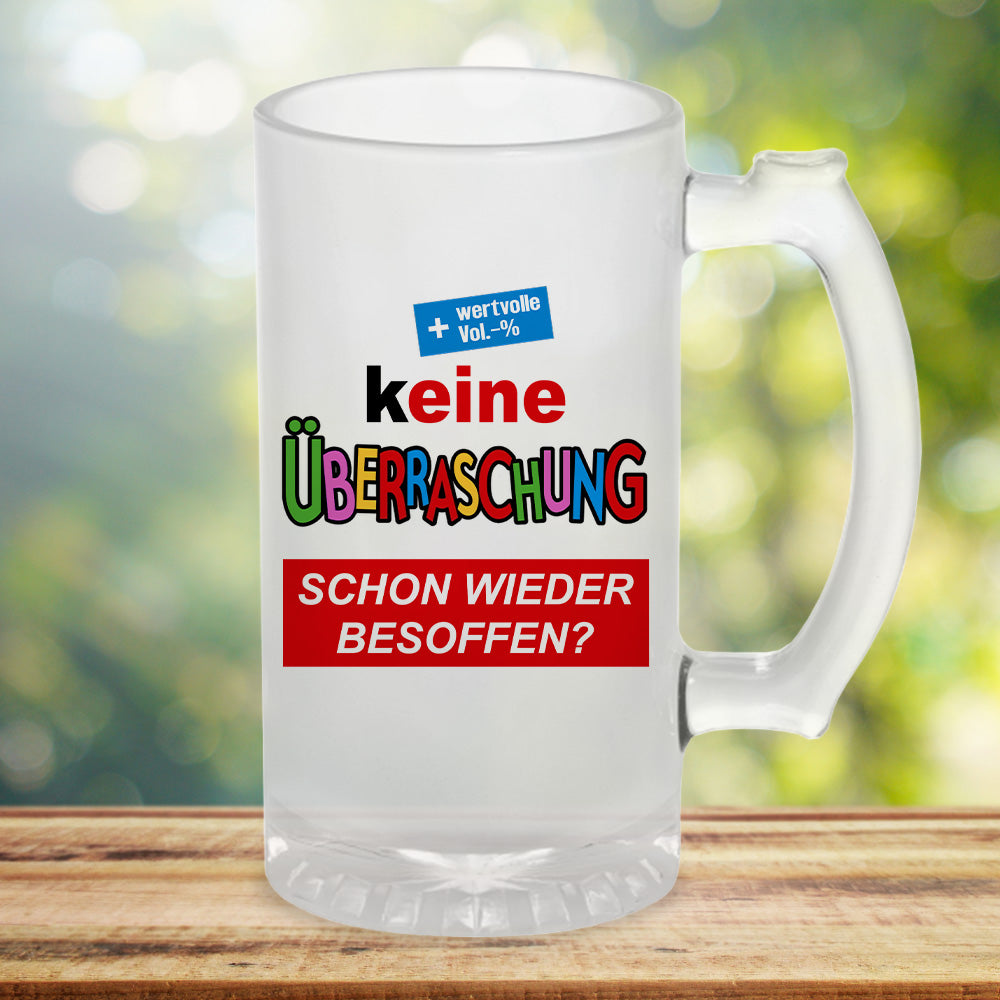 KEINE ÜBERRASCHUNG - Bierkrug