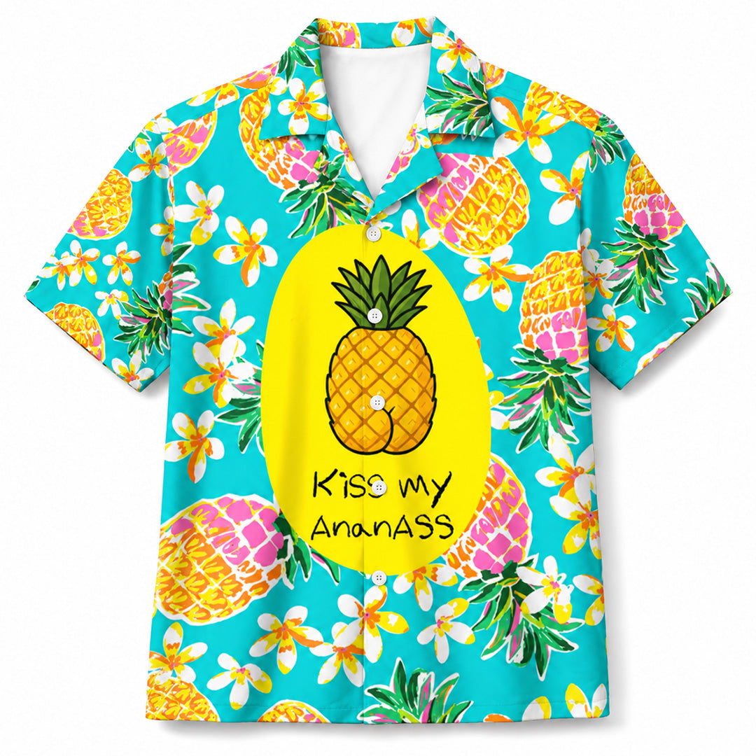 KISS MY ANANASS - Premium Hawaiihemd