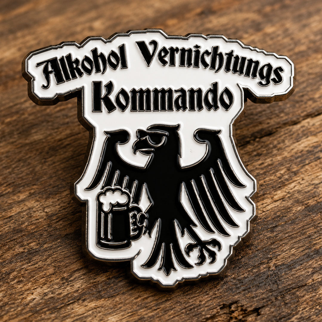 ALKOHOL VERNICHTUNGSKOMMANDO - Trachten-Anstecker