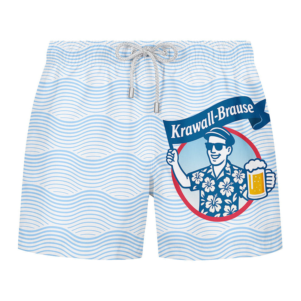 KRAWALLBRAUSE - Premium Badeshort Fullprint