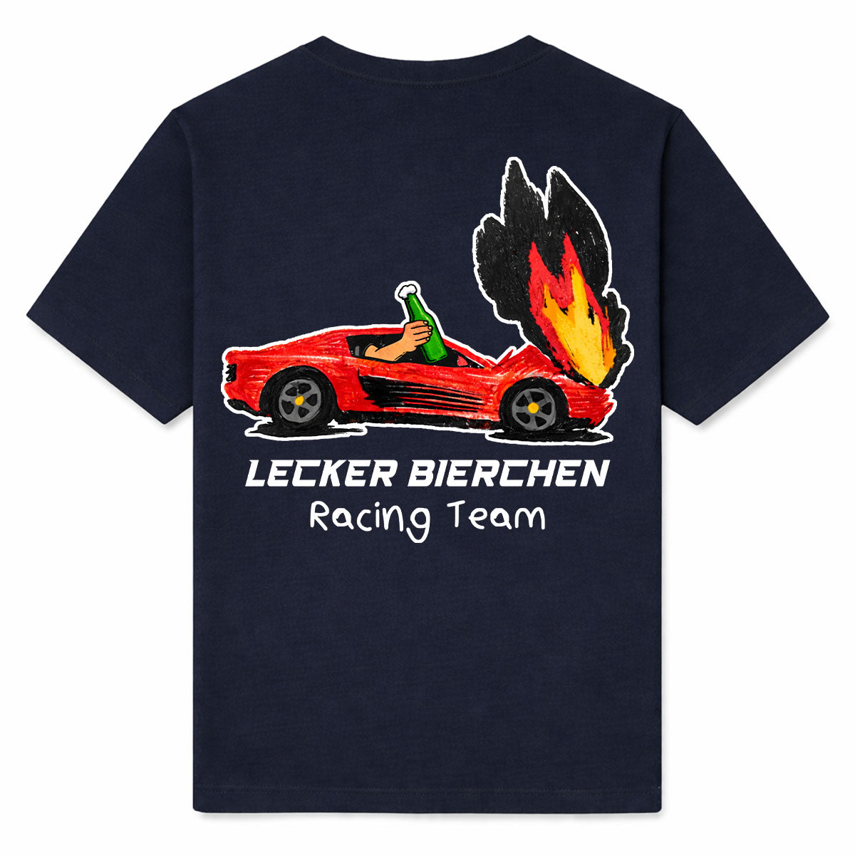 BIERCHEN RACING TEAM - Premium T-Shirt Backprint