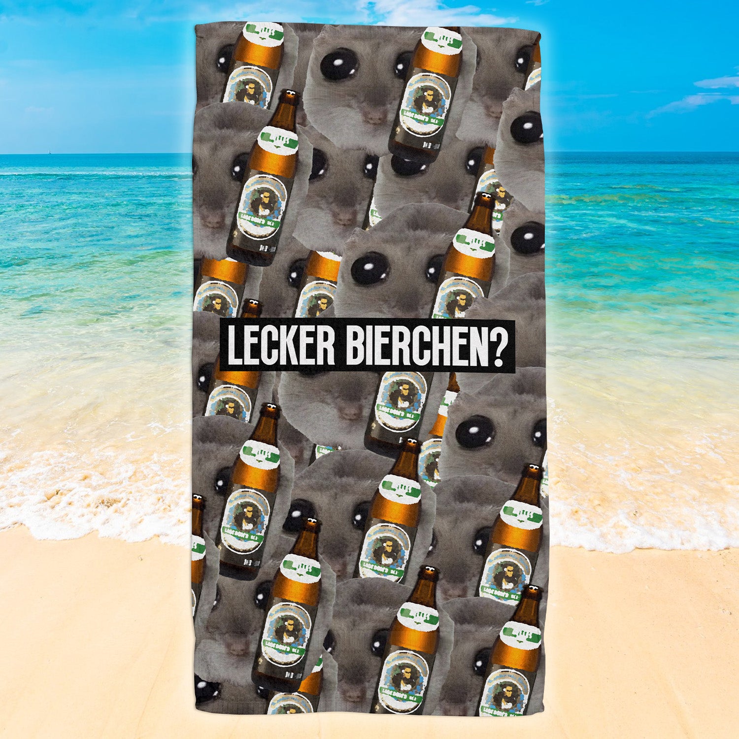 LECKER BIERCHEN - Strandtuch