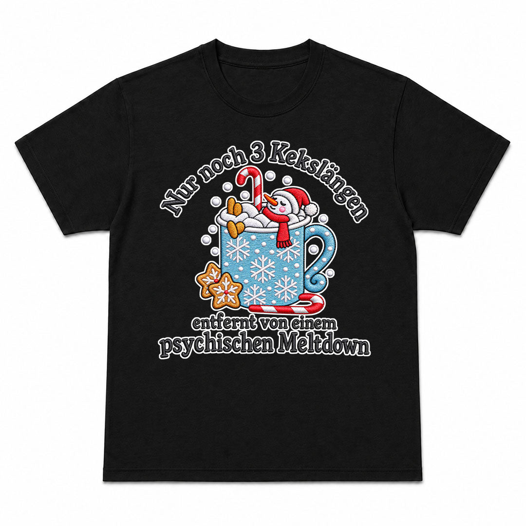 PSYCHISCHER MELTDOWN - Kerst T-Shirt