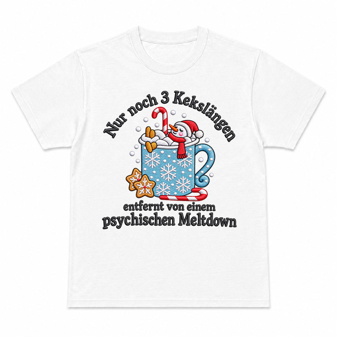 PSYCHISCHER MELTDOWN - Kerst T-Shirt