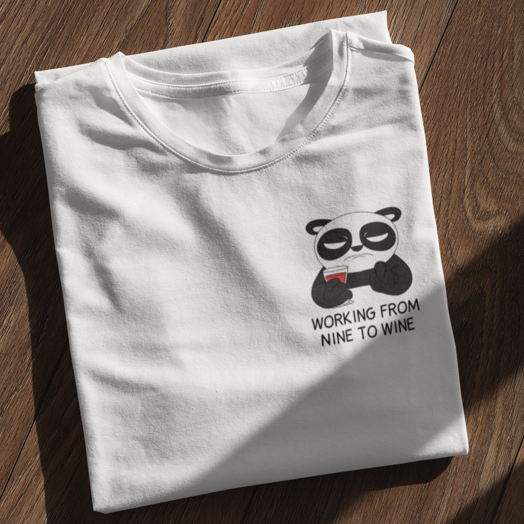 NINE TO WINE - Premium Shirt Damen