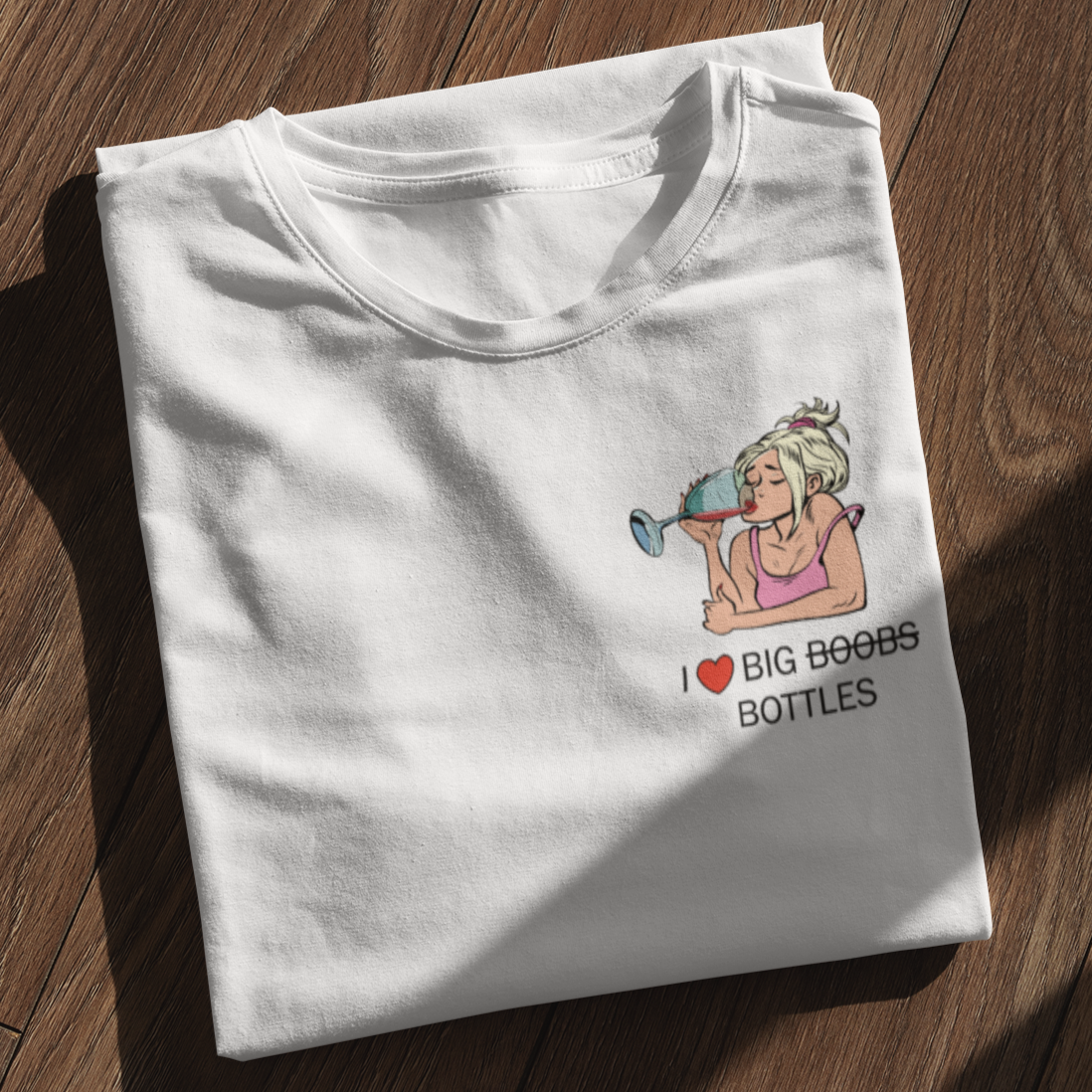 I LOVE BIG BOTTLES - Premium Shirt Damen