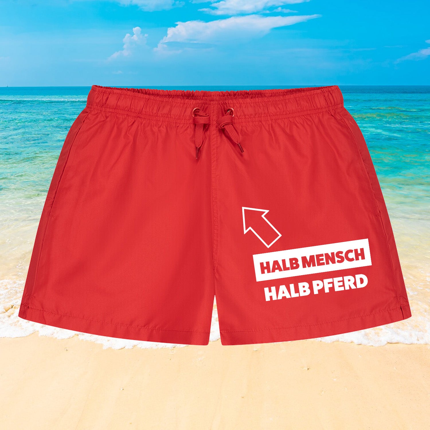 HALB MENSCH - Premium Badehose