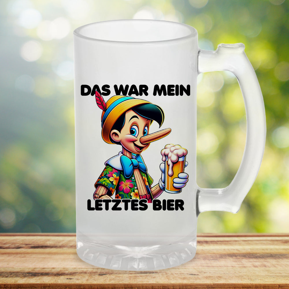 LETZTES BIER - Premium Bierkrug