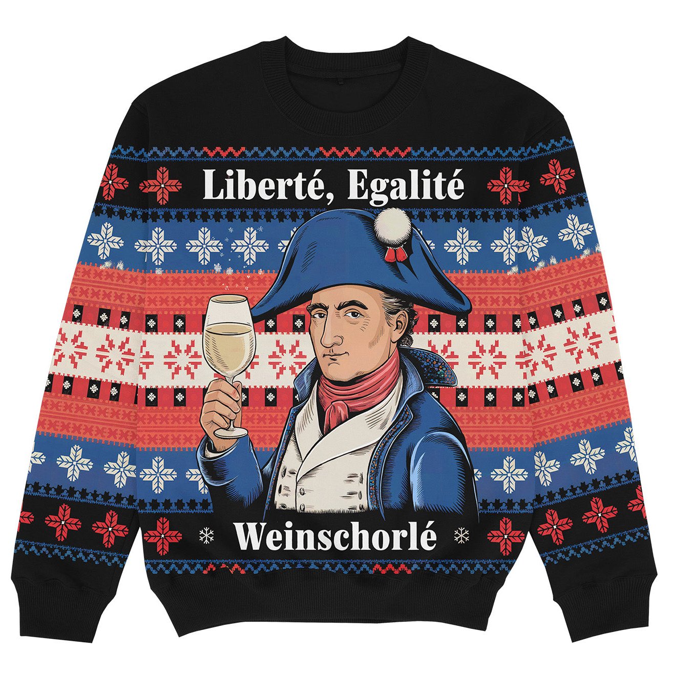 LIBERTE EGALITE WEINSCHORLE - Christmas Sweater