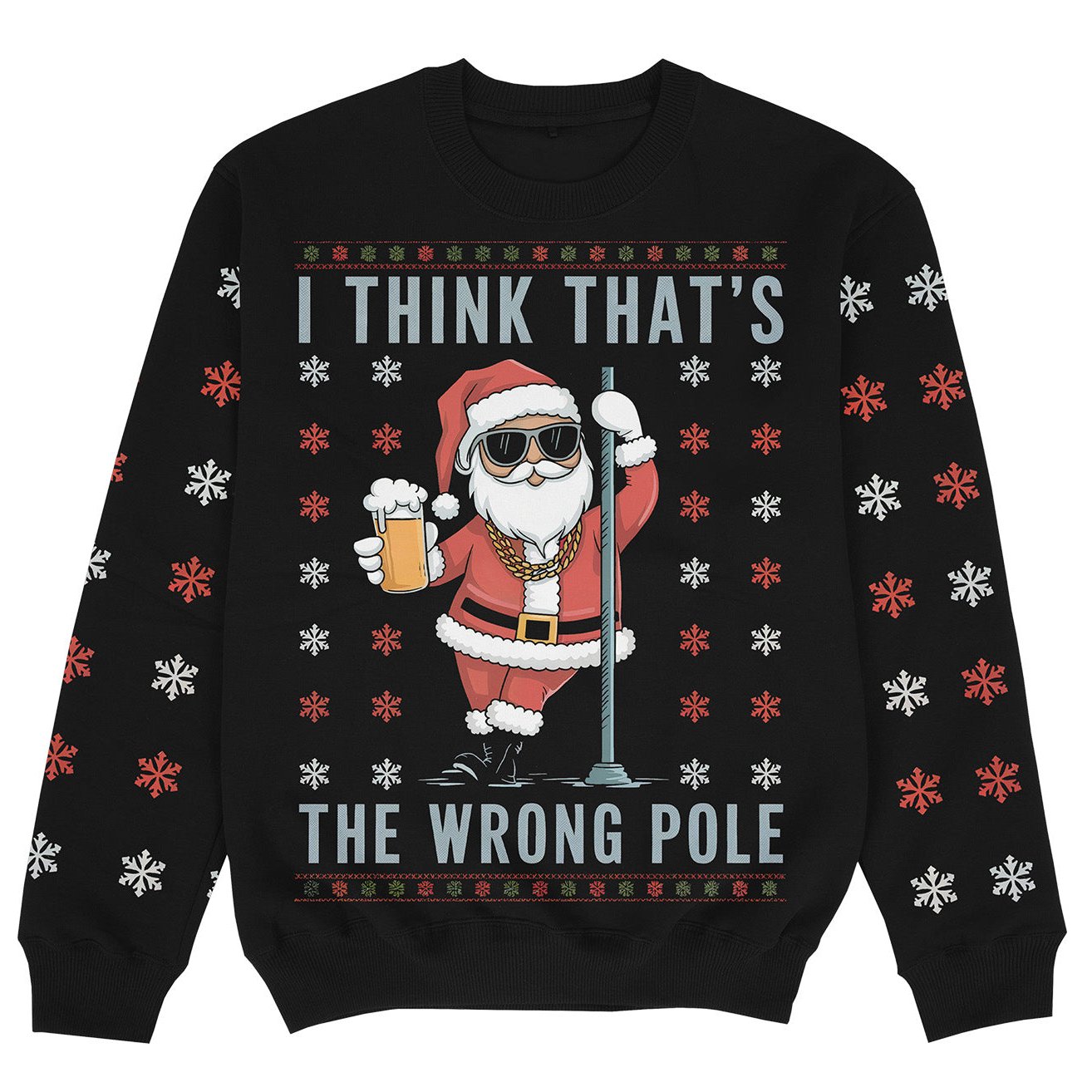 WRONG POLE - Christmas Sweater