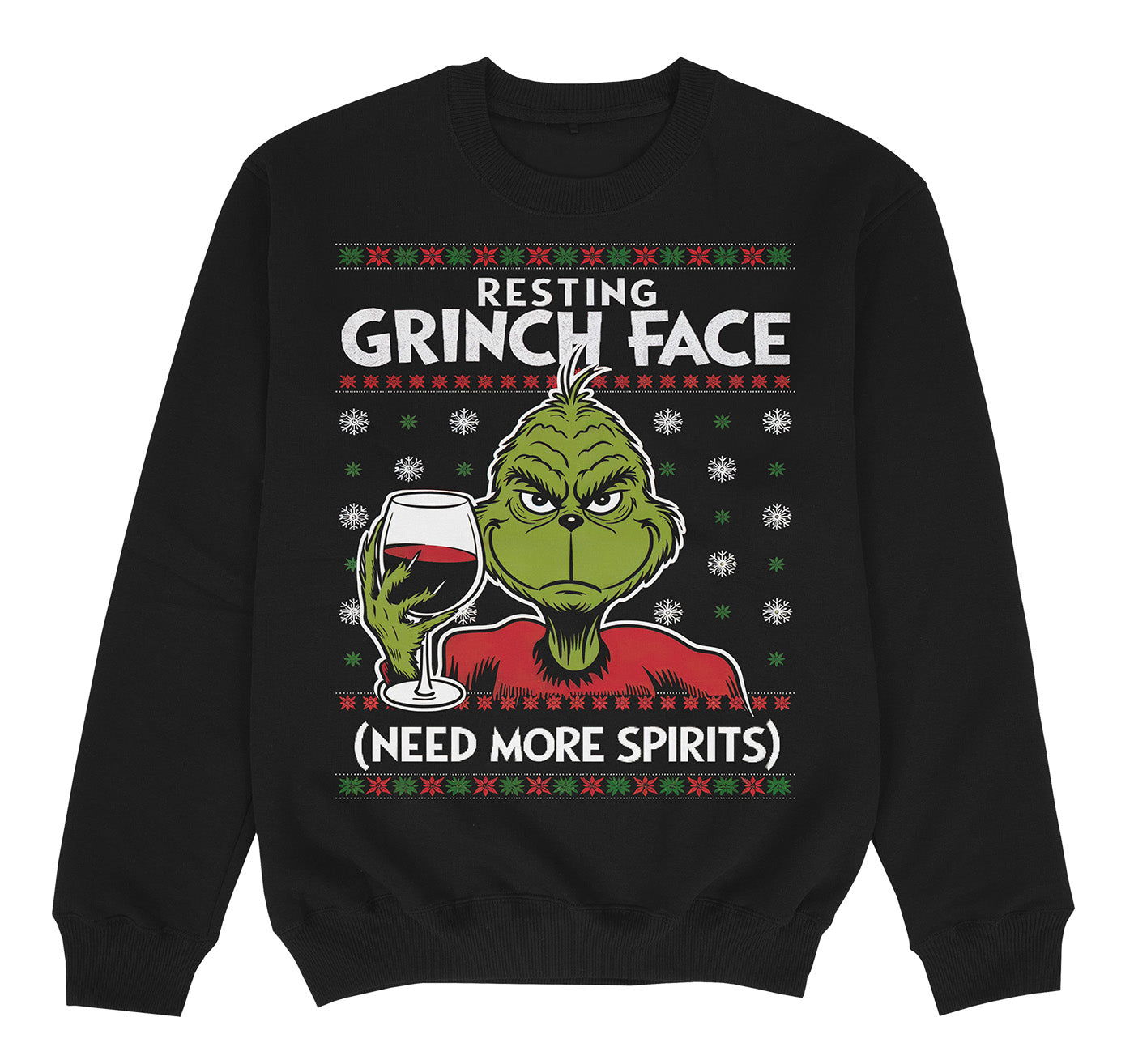 RESTING GRINCH FACE - Premium Sweater