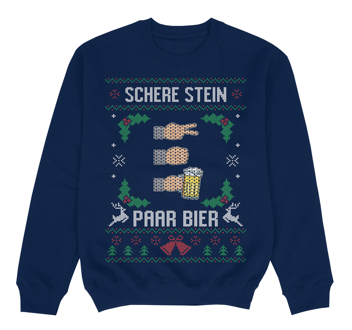 SCHERE STEIN PAAR BIER - Premium Sweater