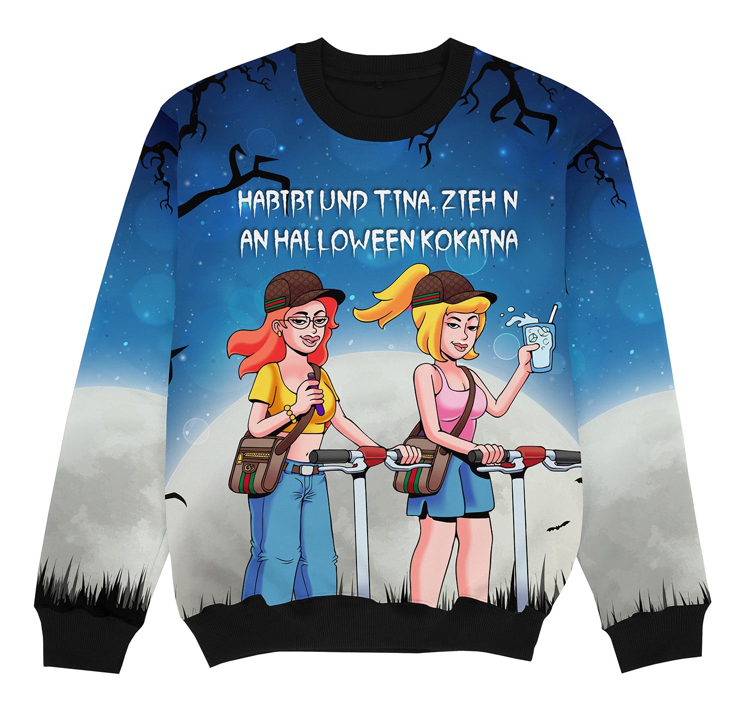 HABIBI TINA HALLOWEEN - Fullprint Sweater