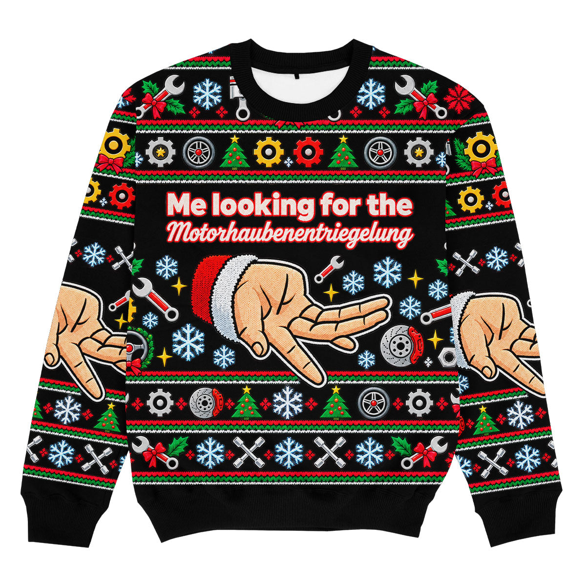 MOTORHAUBENENTRIEGELUNG - Signature Christmas Sweater