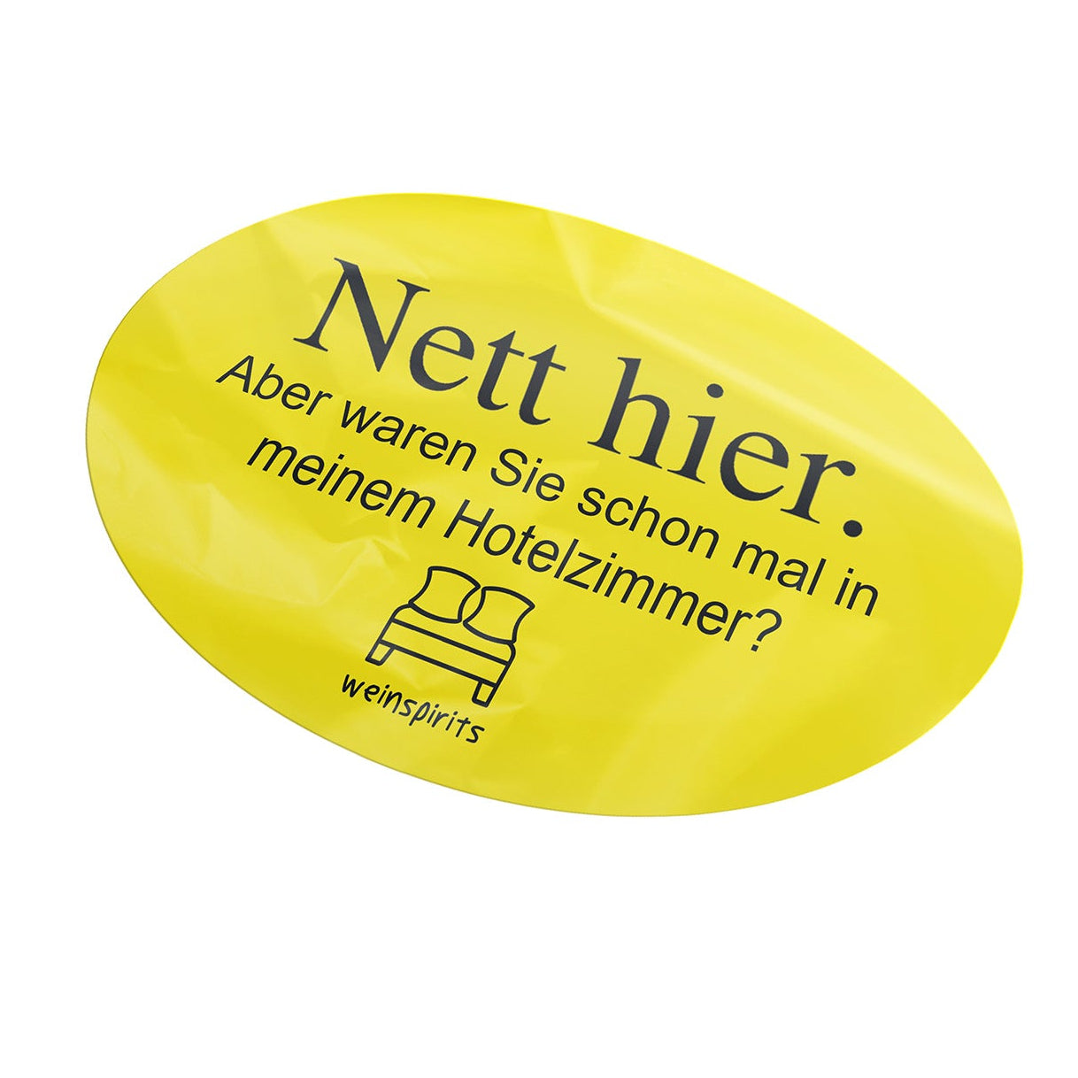 NETT HIER HOTELZIMMER - Sticker