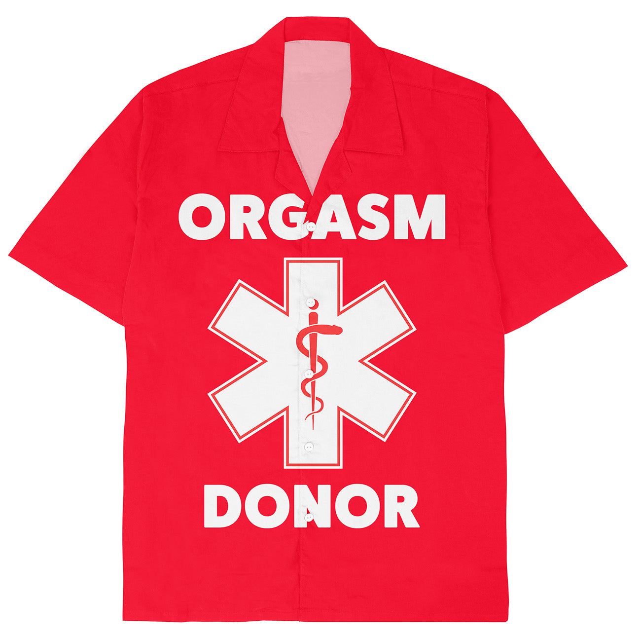 ORGASM DONOR - Hawaiian Shirt