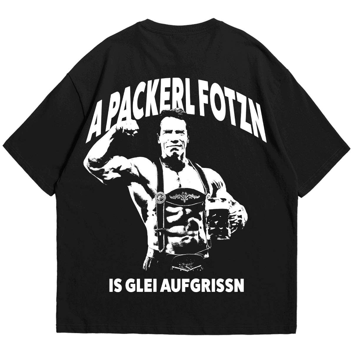 PACKERL FOTZN BACKPRINT - Premium Shirt