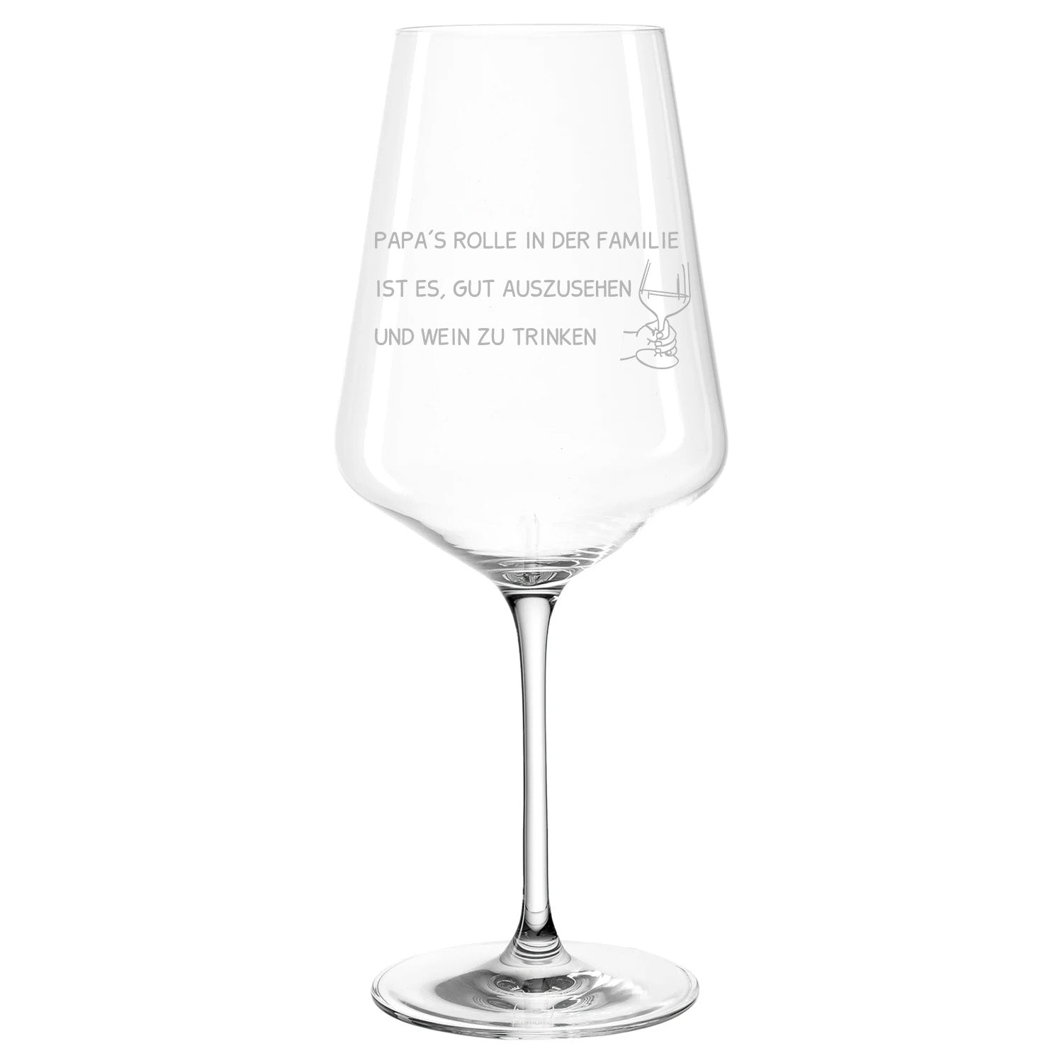 PAPA'S ROLLE - Premium Weinglas