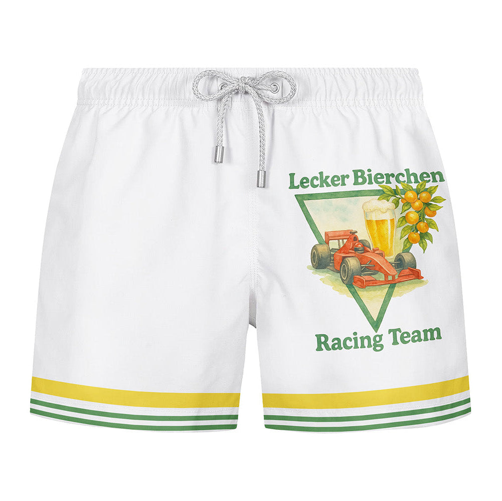 LECKER BIERCHEN RACING - Premium Badeshort Fullprint