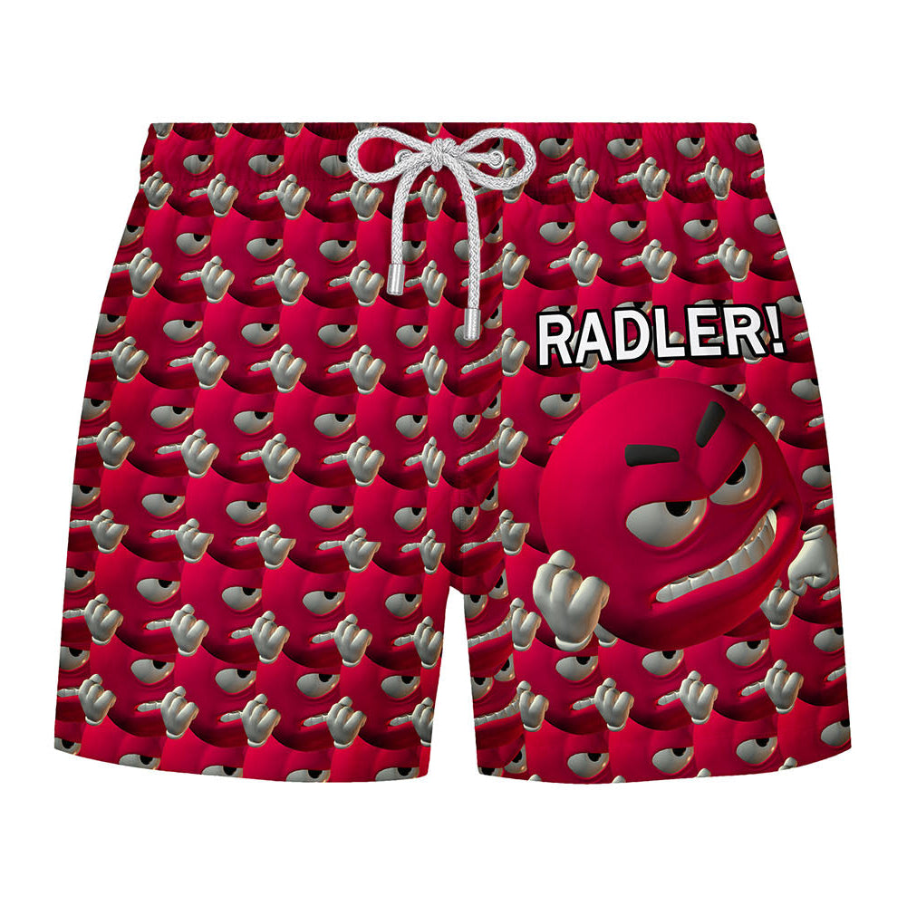 RADLER MEME - Premium Badeshort Fullprint
