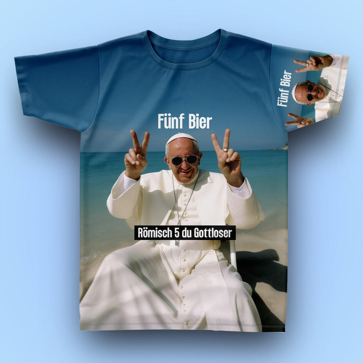 FÜNF BIER - Fullprint Tshirt