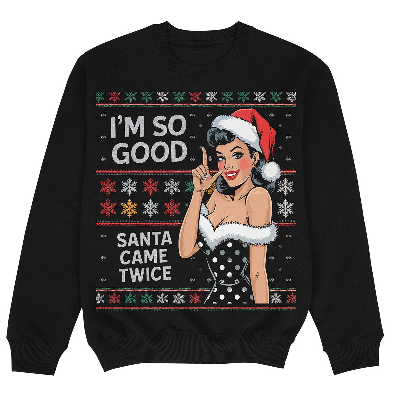 SANTA CAME TWICE - Premium Sweater