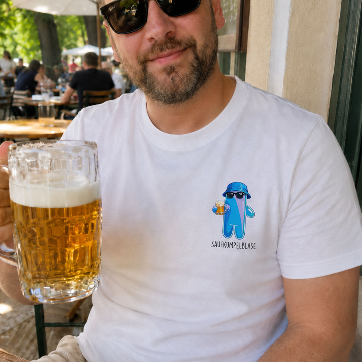 SAUFKUMPELBLASE - Premium T-Shirt Unisex