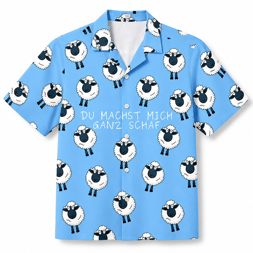DU MACHST MICH SCHAF - Premium Hawaiihemd