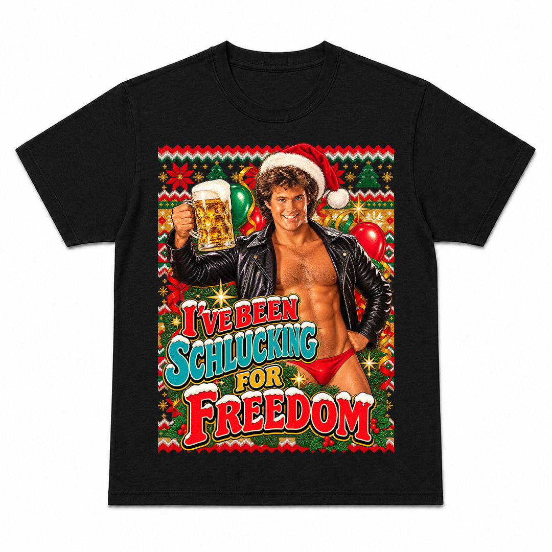 SCHLUCKING FOR FREEDOM - T-Shirt Premium Unisexe