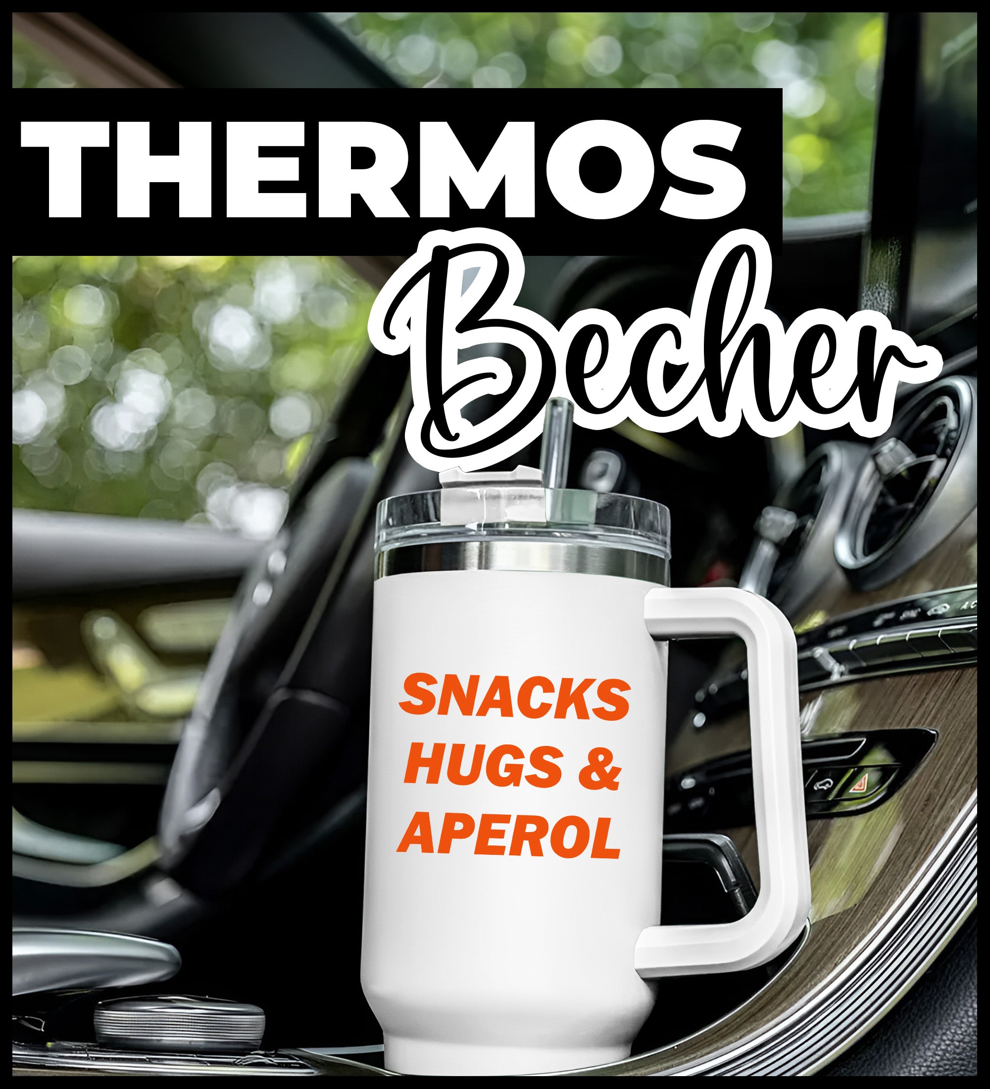 SNACKS HUGS - Thermobecher