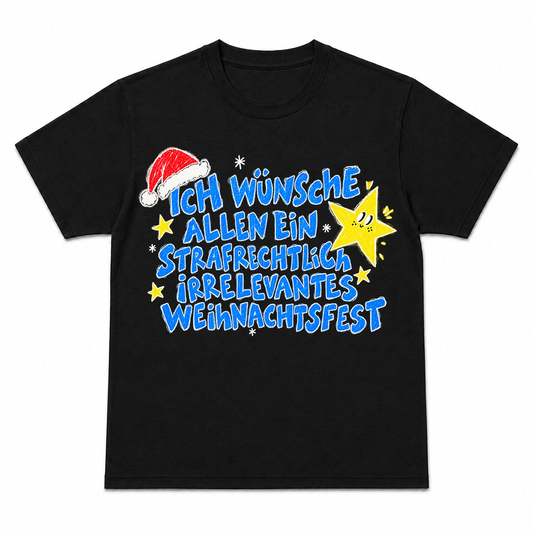 STRAFRECHTLICH IRRELEVANTES WEIHNACHTSFEST - T-Shirt Premium Unisex