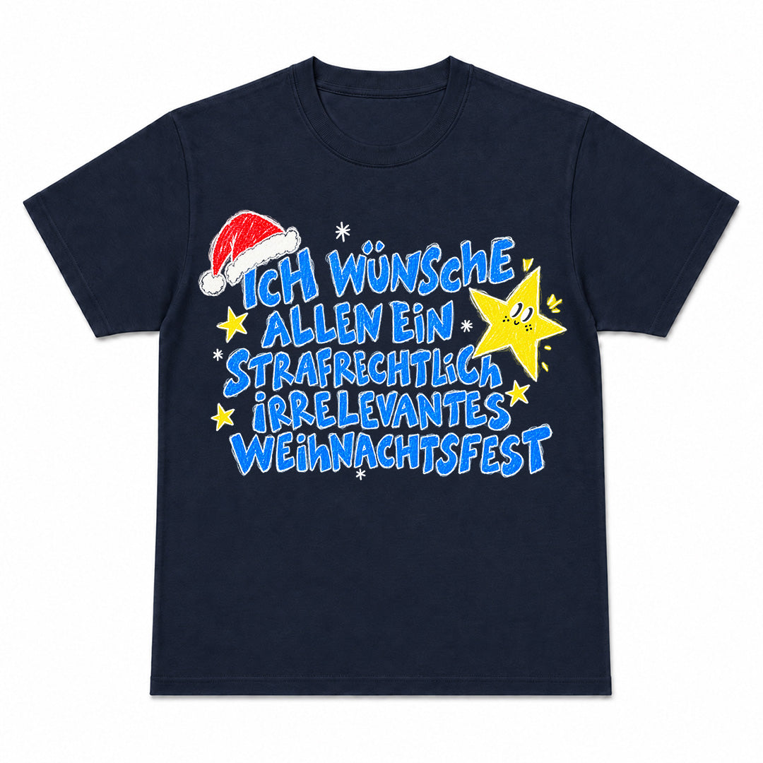 STRAFRECHTLICH IRRELEVANTES WEIHNACHTSFEST - T-Shirt Premium Unisex