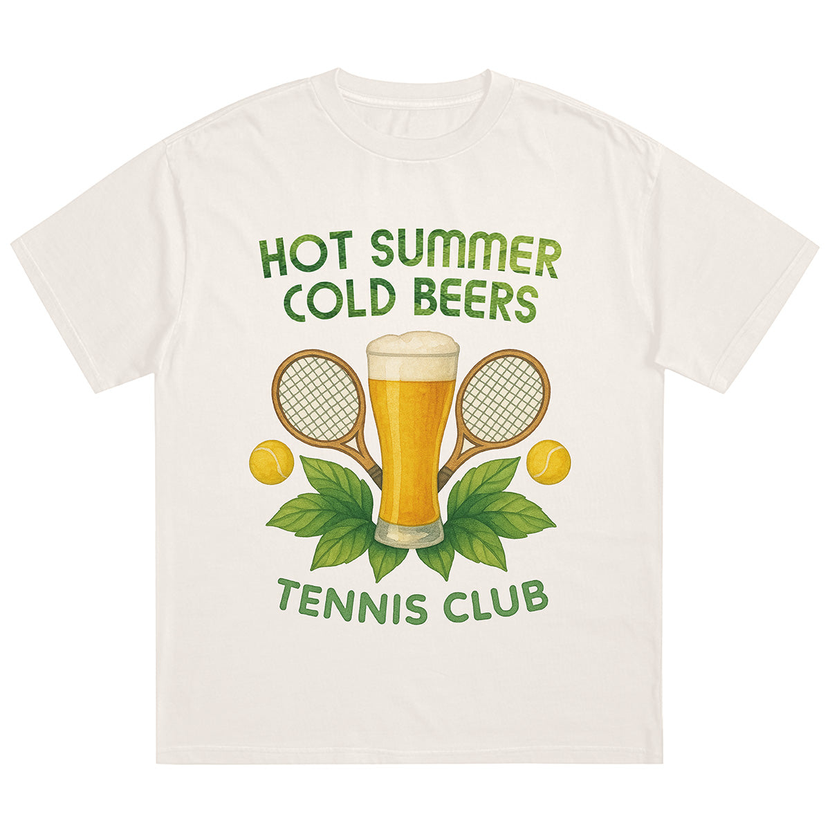 HOT SUMMER COLD BEERS - Premium Shirt Unisex
