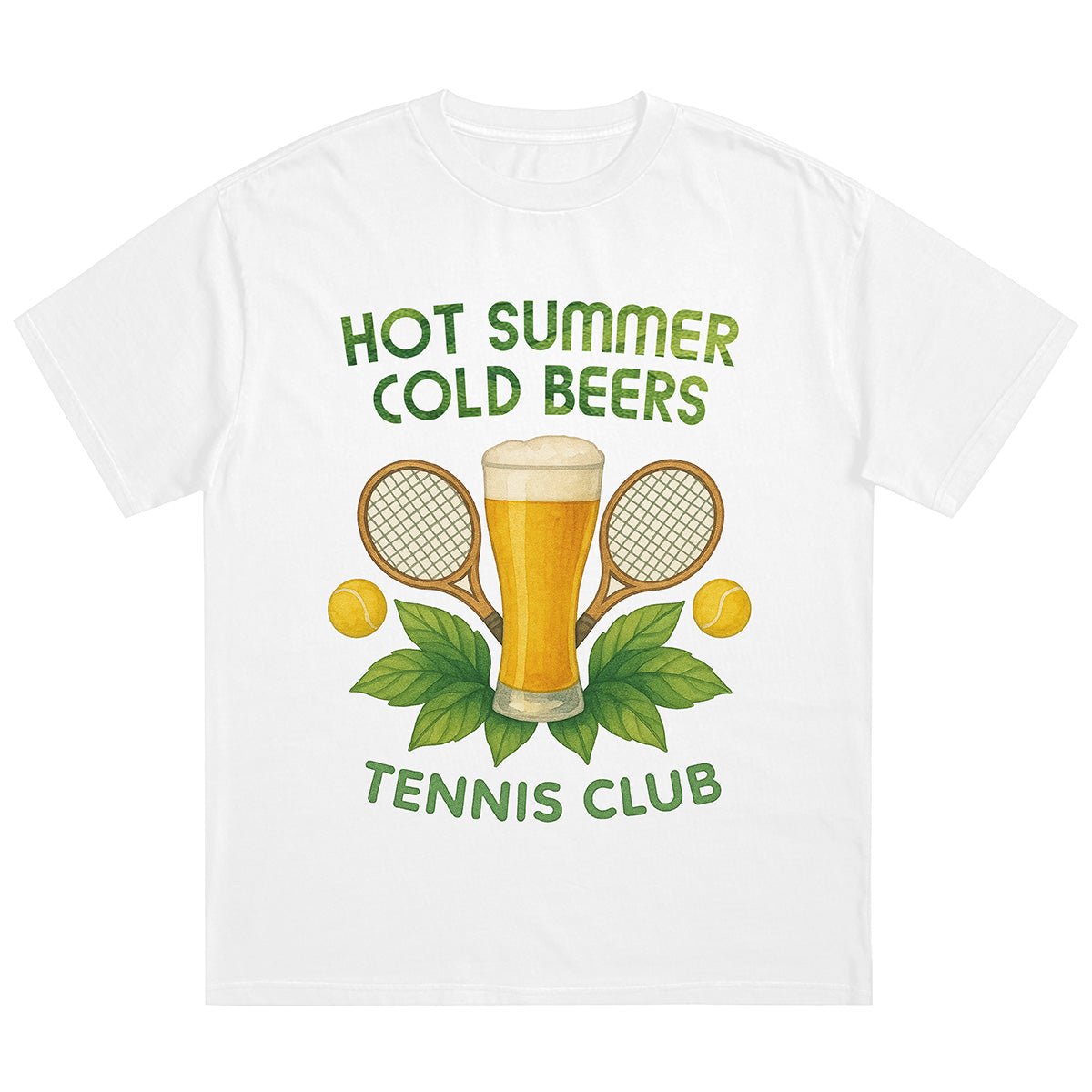 HOT SUMMER COLD BEERS - Premium Shirt Unisex