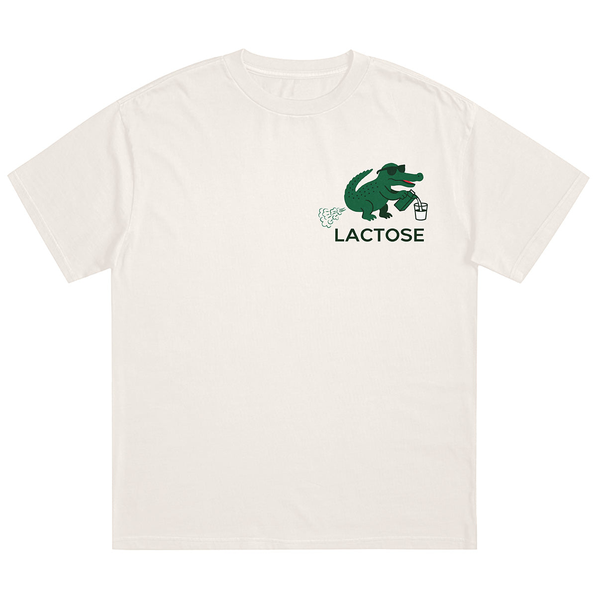 LACTOSE BRUSTDRUCK - Premium Shirt Unisex