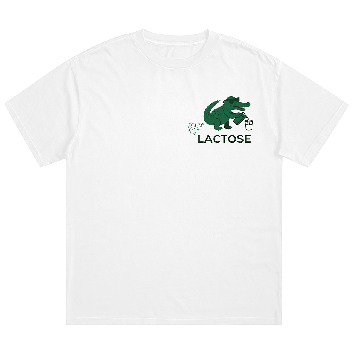 LACTOSE BRUSTDRUCK - Premium Shirt Unisex
