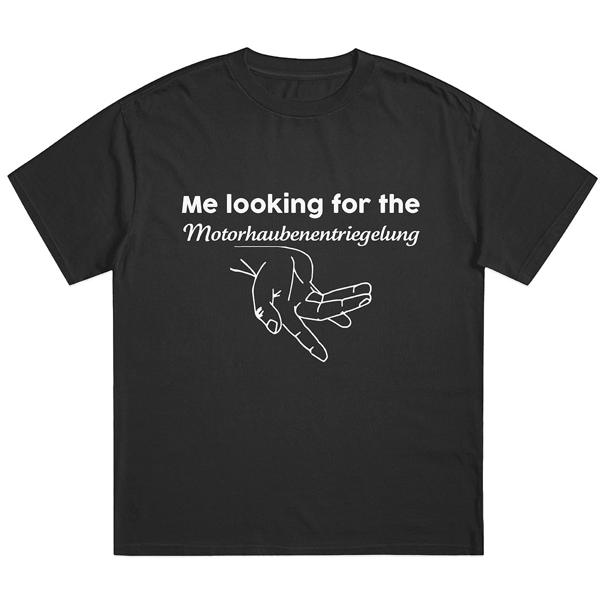 MOTORHAUBENENTRIEGELUNG - T-Shirt Unisex