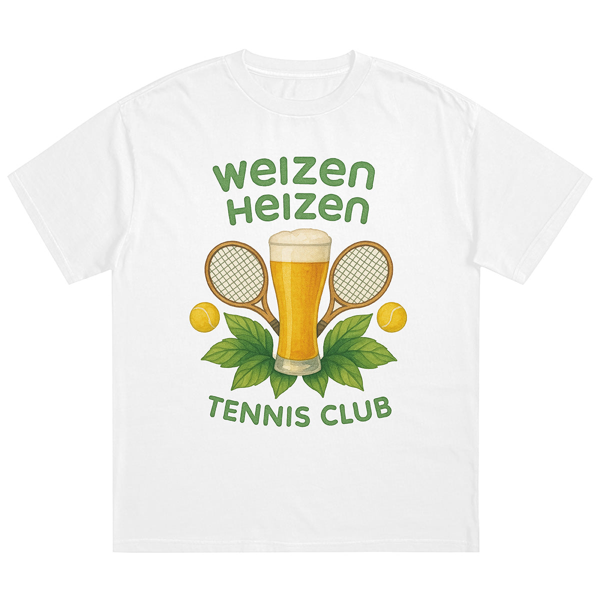 WEIZEN HEIZEN TENNIS CLUB - Premium Shirt Unisex