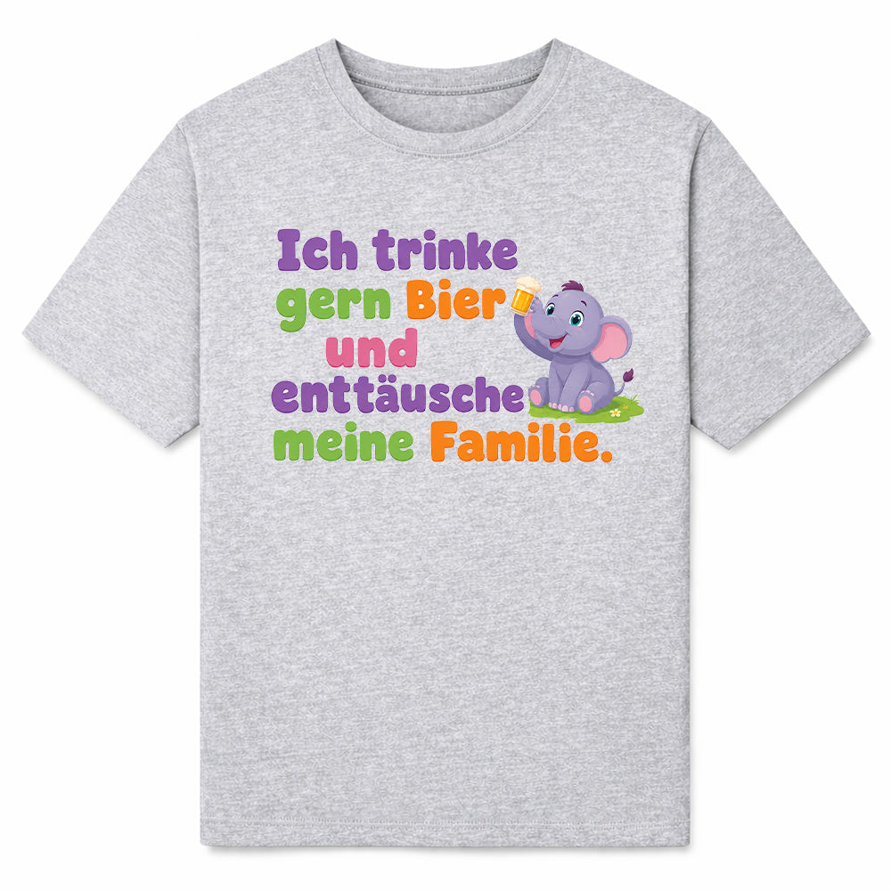 ICH TRINKE GERN BIER - Premium T-Shirt Unisex