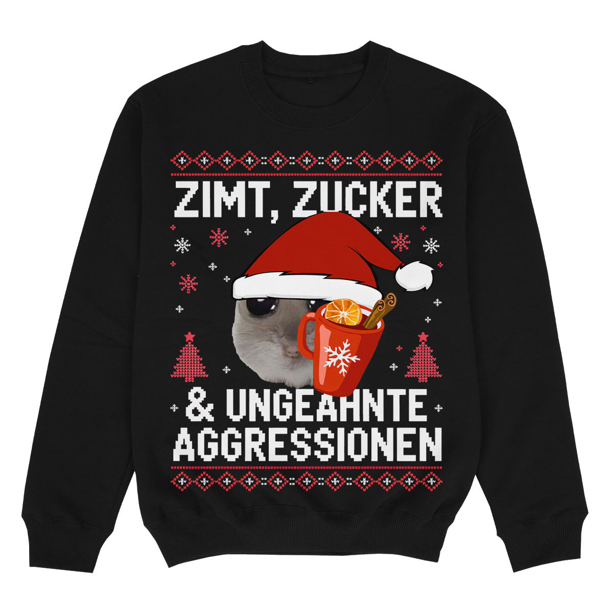 ZIMT ZUCKER & UNGEAHNTE AGGRESSIONEN - Premium Christmas Sweater