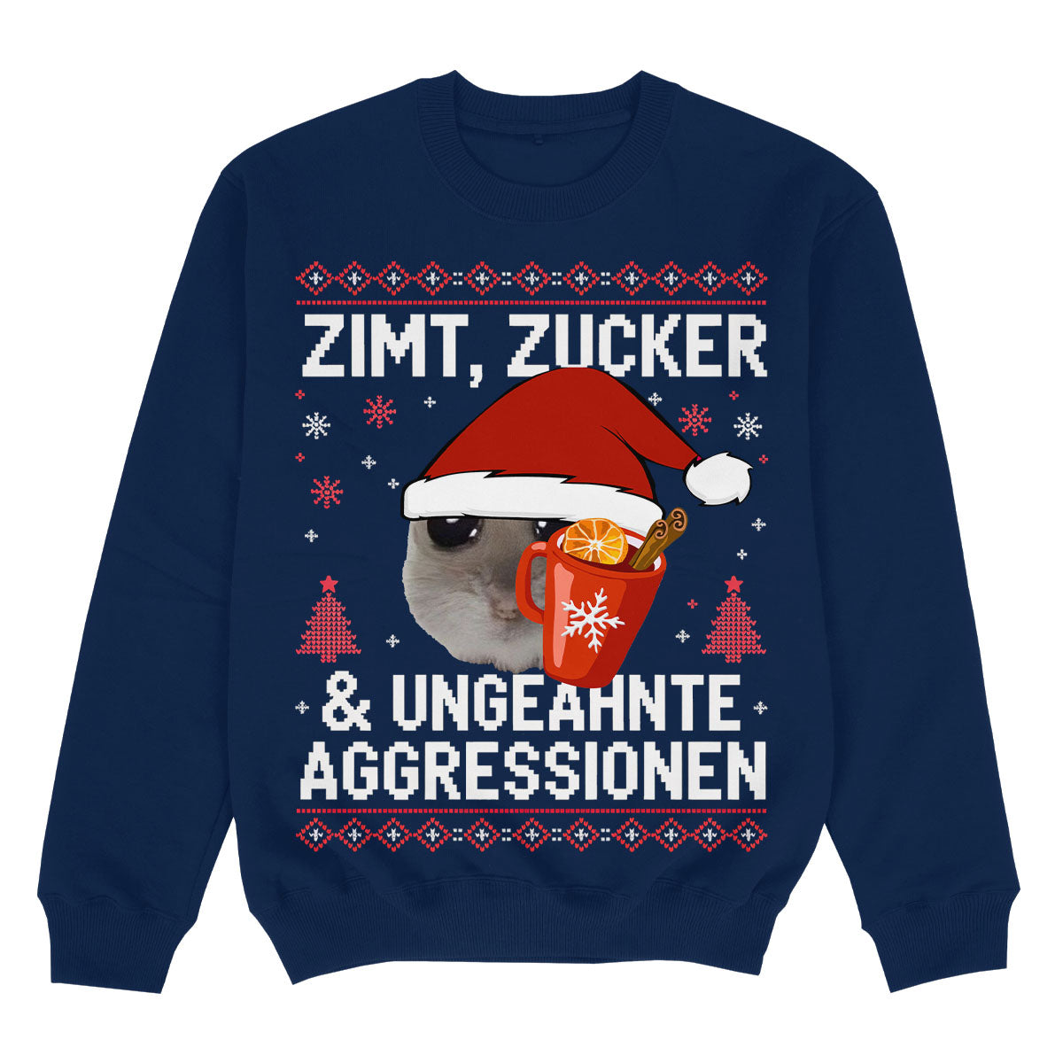 ZIMT ZUCKER & UNGEAHNTE AGGRESSIONEN - Premium Christmas Sweater