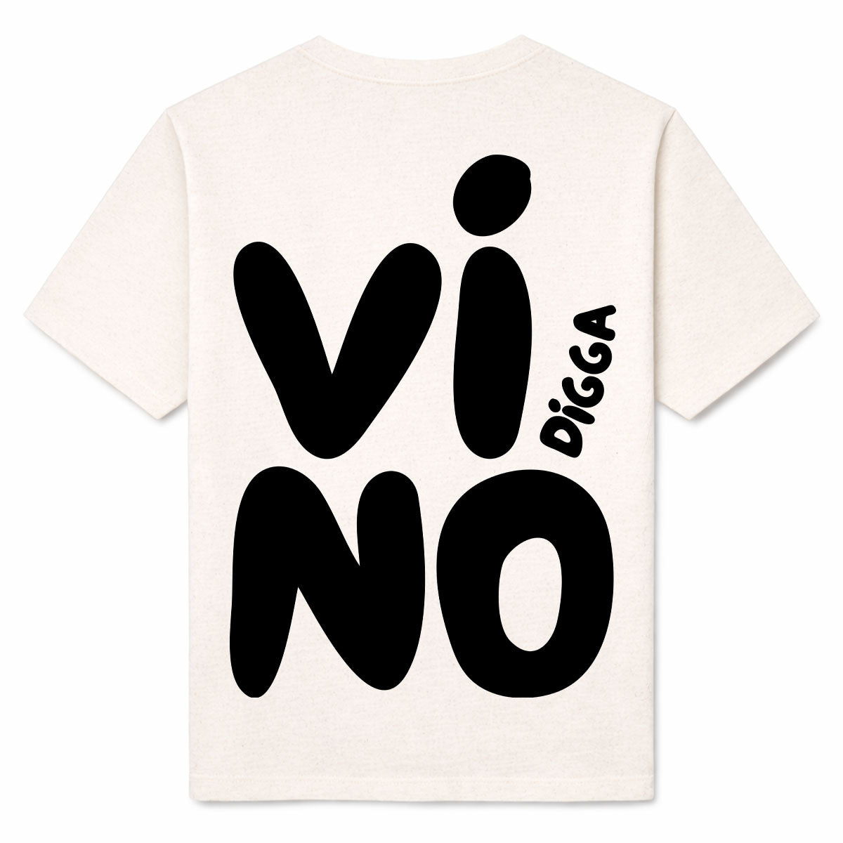 VINO DIGGA - Premium T-Shirt Backprint