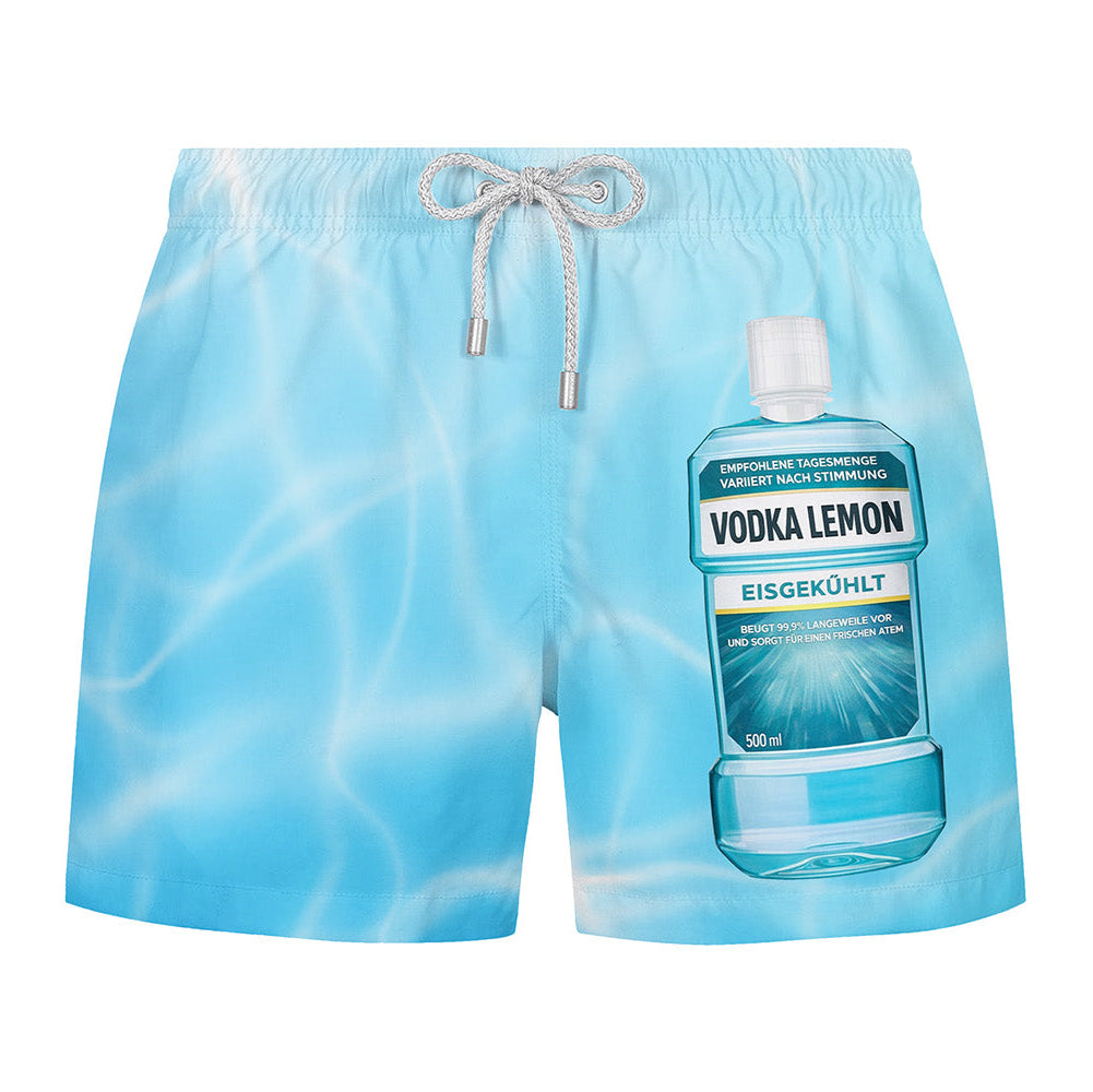 VODKA LEMON - Premium Badeshort Fullprint