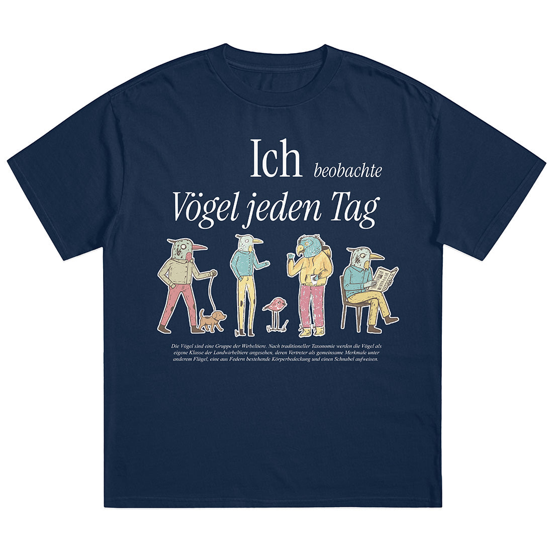 ICH BEOBACHTE VÖGEL - Premium Shirt Unisex