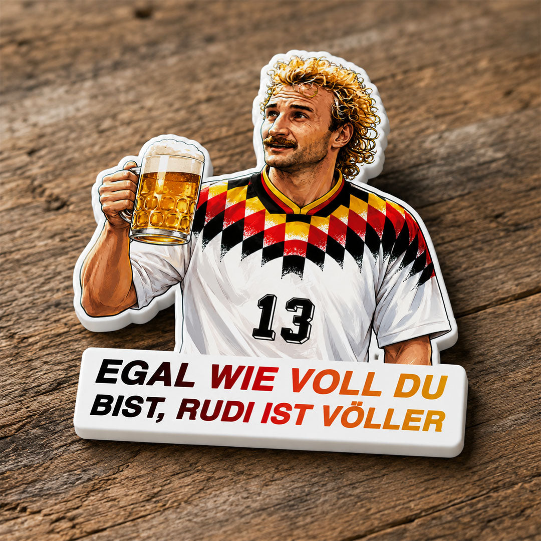 EGAL WIE VOLL - Trachten-Anstecker