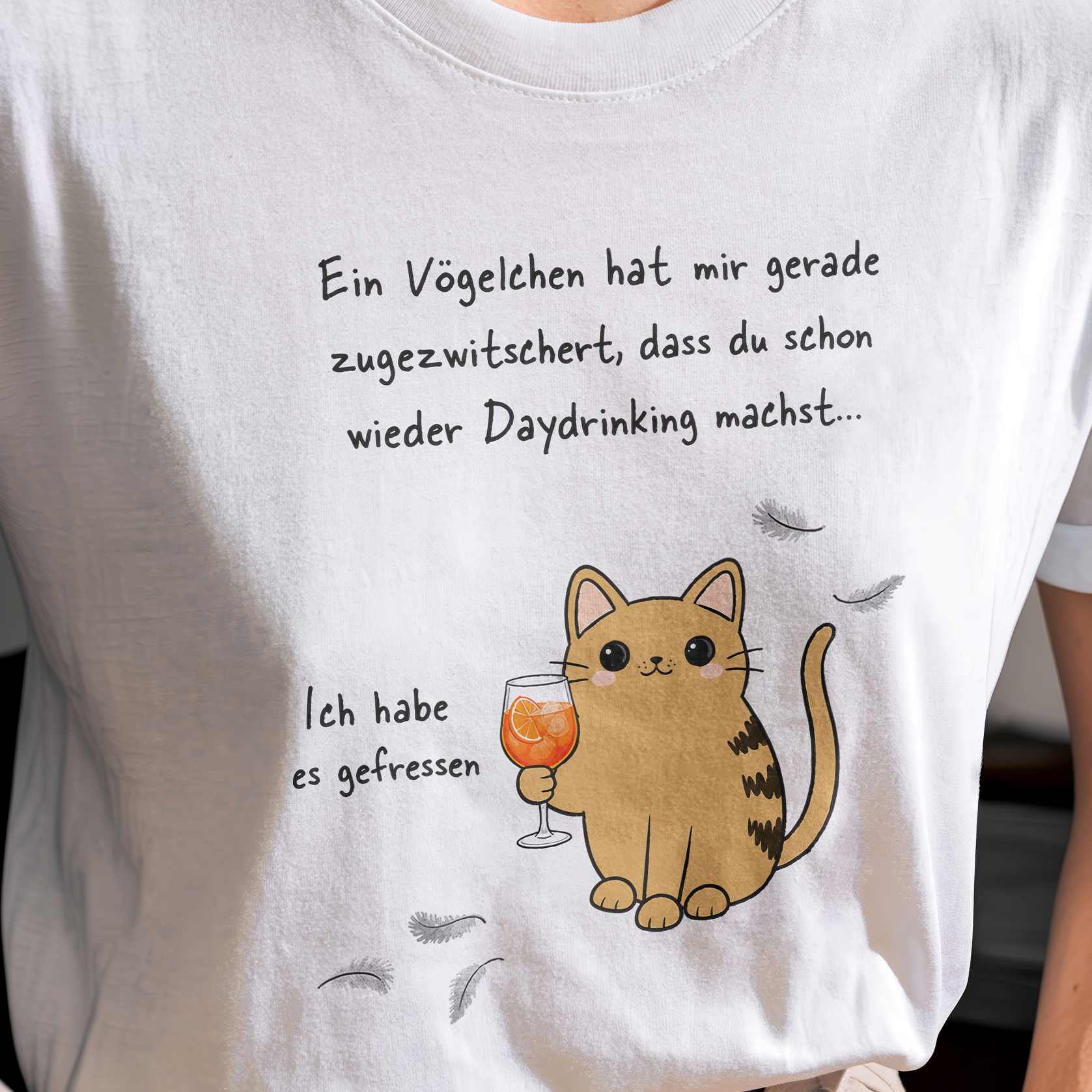 ZUGEZWITSCHERT - Premium T-Shirt Damen