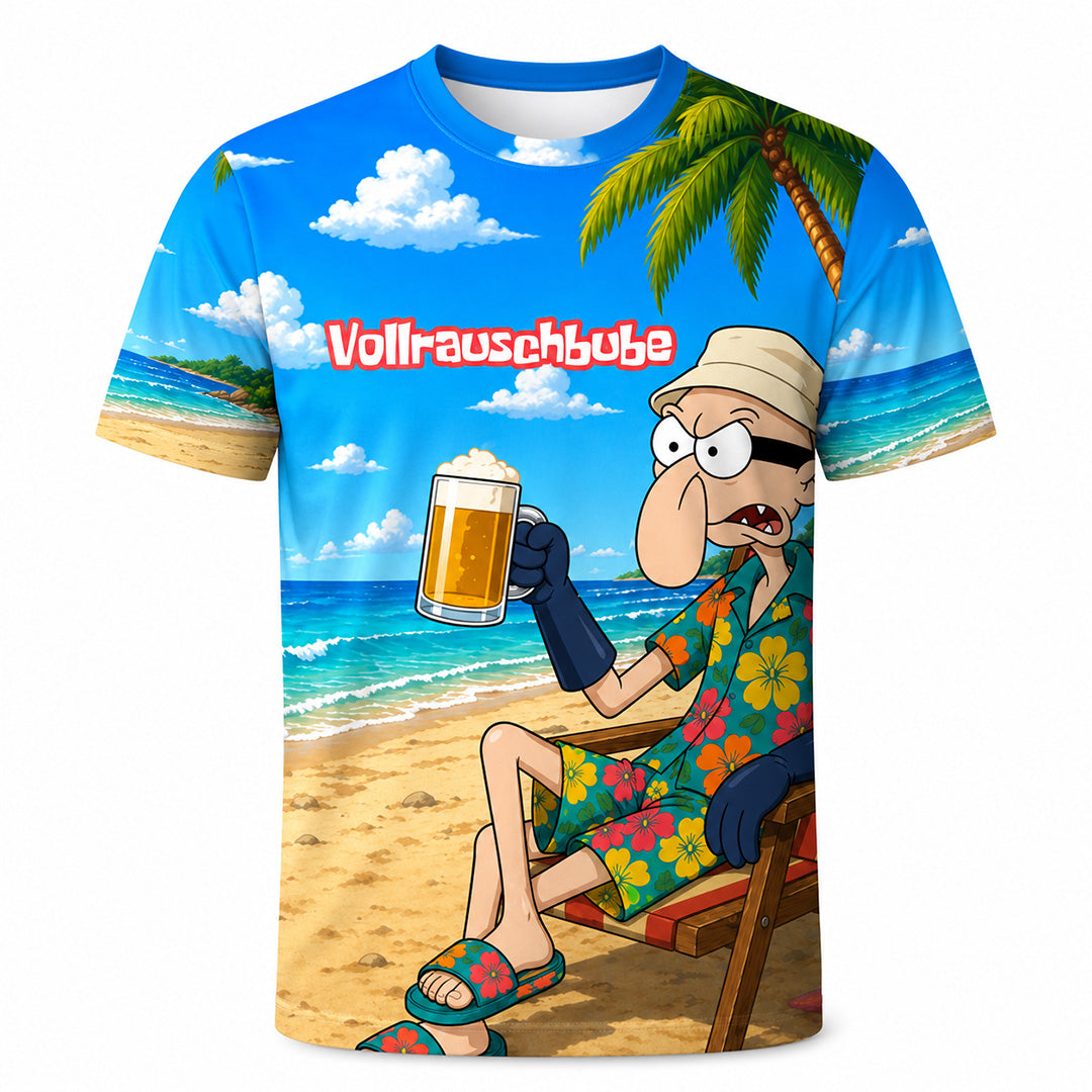 VOLLRAUSCHBUBE - Premium T-Shirt Fullprint