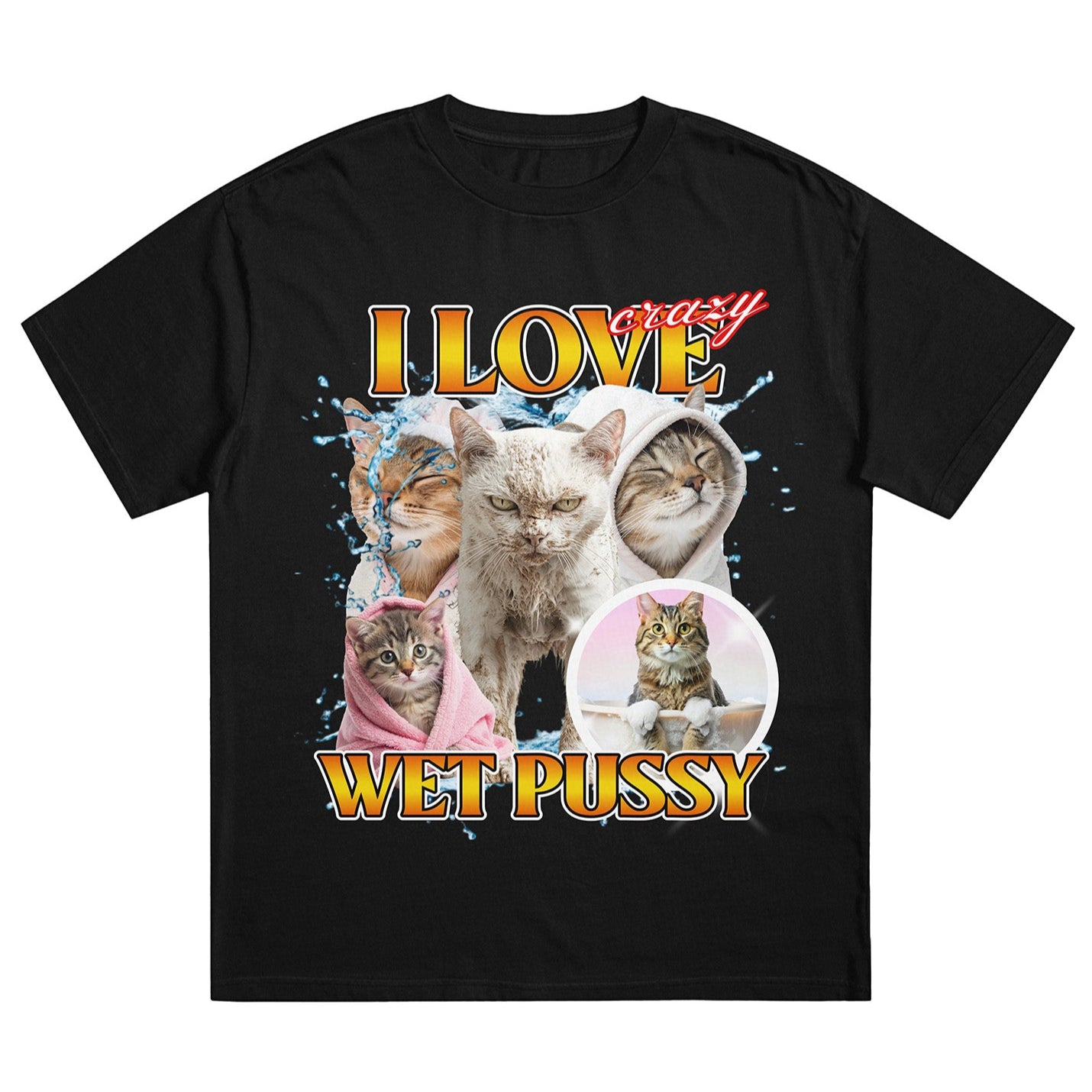 I LOVE WET CATS - Premium Shirt Unisex