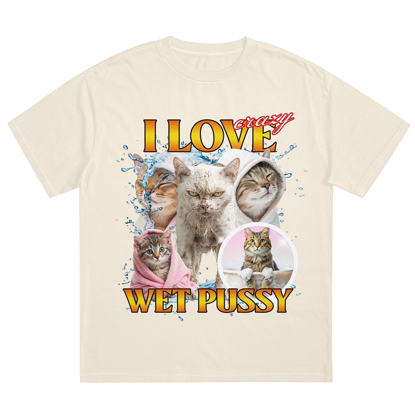 I LOVE WET CATS - Premium Shirt Unisex