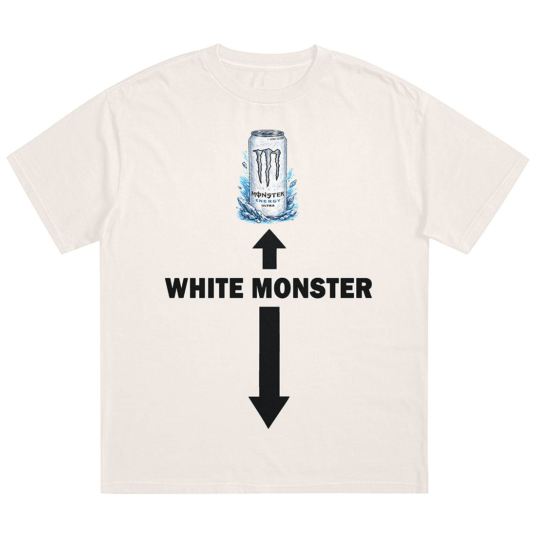 WHITE MONSTER - Premium Shirt Unisex